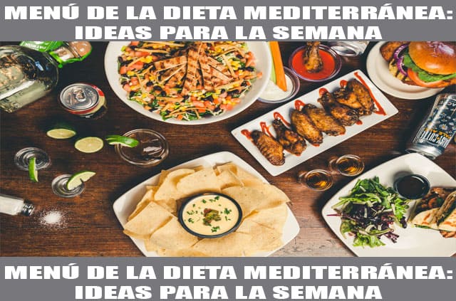 dieta mediterranea menu