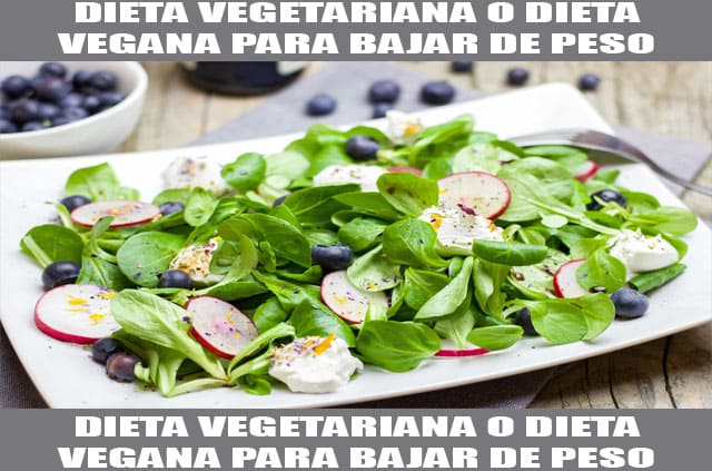 dieta vegana para bajar de peso