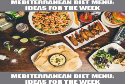 mediterranean diet menu